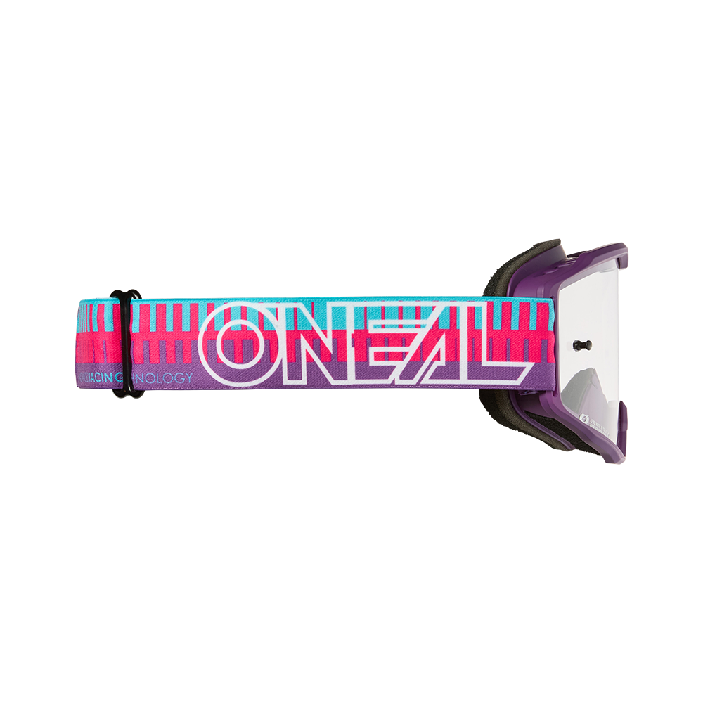 O'NEAL B-10 STRIPED naamari vaaleanpunainen/violetti kirkas kilpi