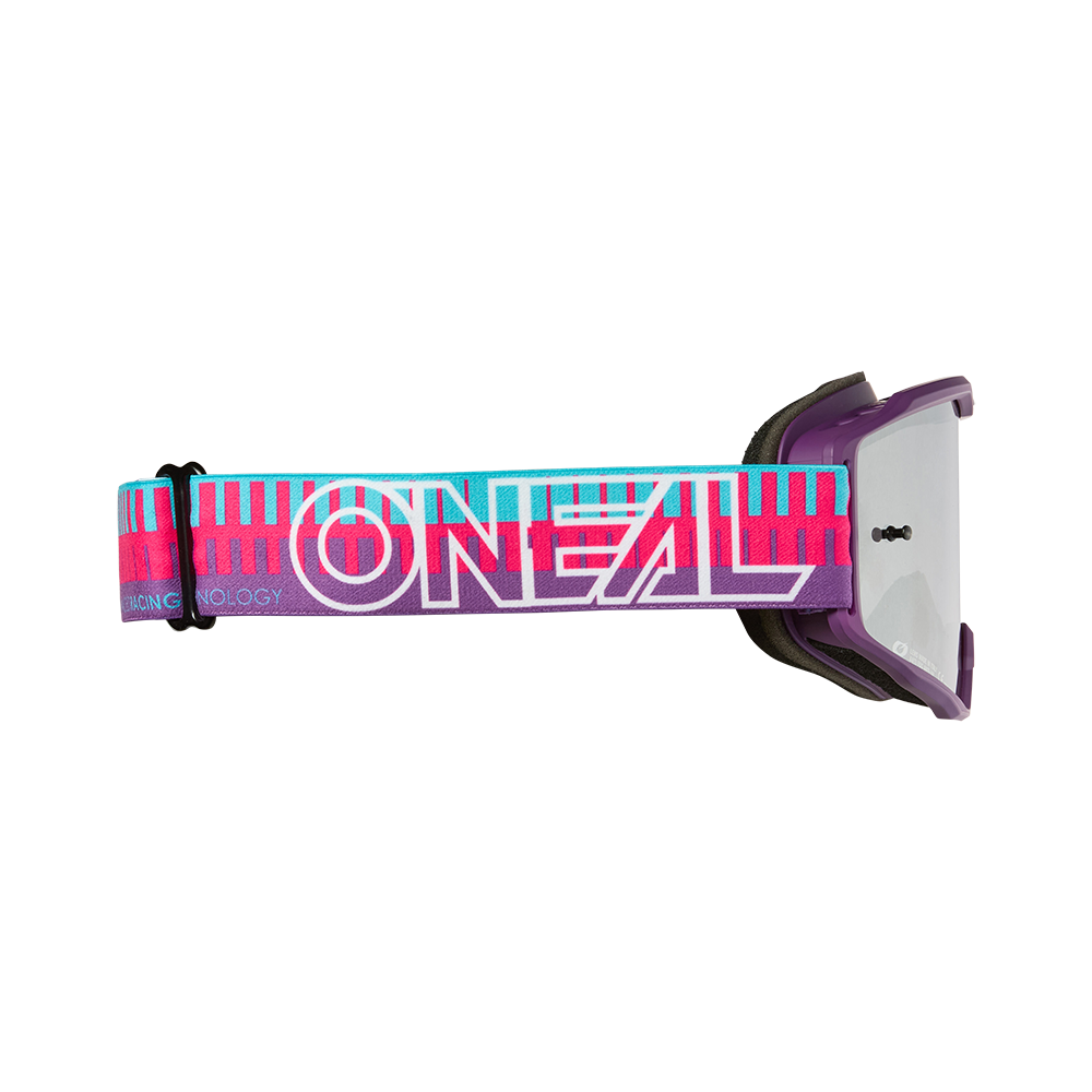 O'NEAL B-10 STRIPED suojalasit vaaleanpunainen hopea peilinäyttöön