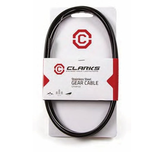 CLARKS Universal Derailleur Cable and Hose Kit ruostumatonta terästä