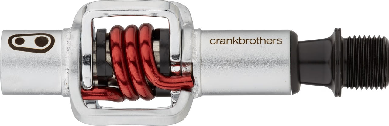 CRANKBROTHERS EGG BEATER 1 pedaalit Hopea/punainen