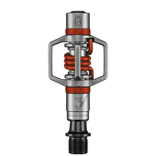 CRANKBROTHERS EGG BEATER 3 polkimet hopea/punainen