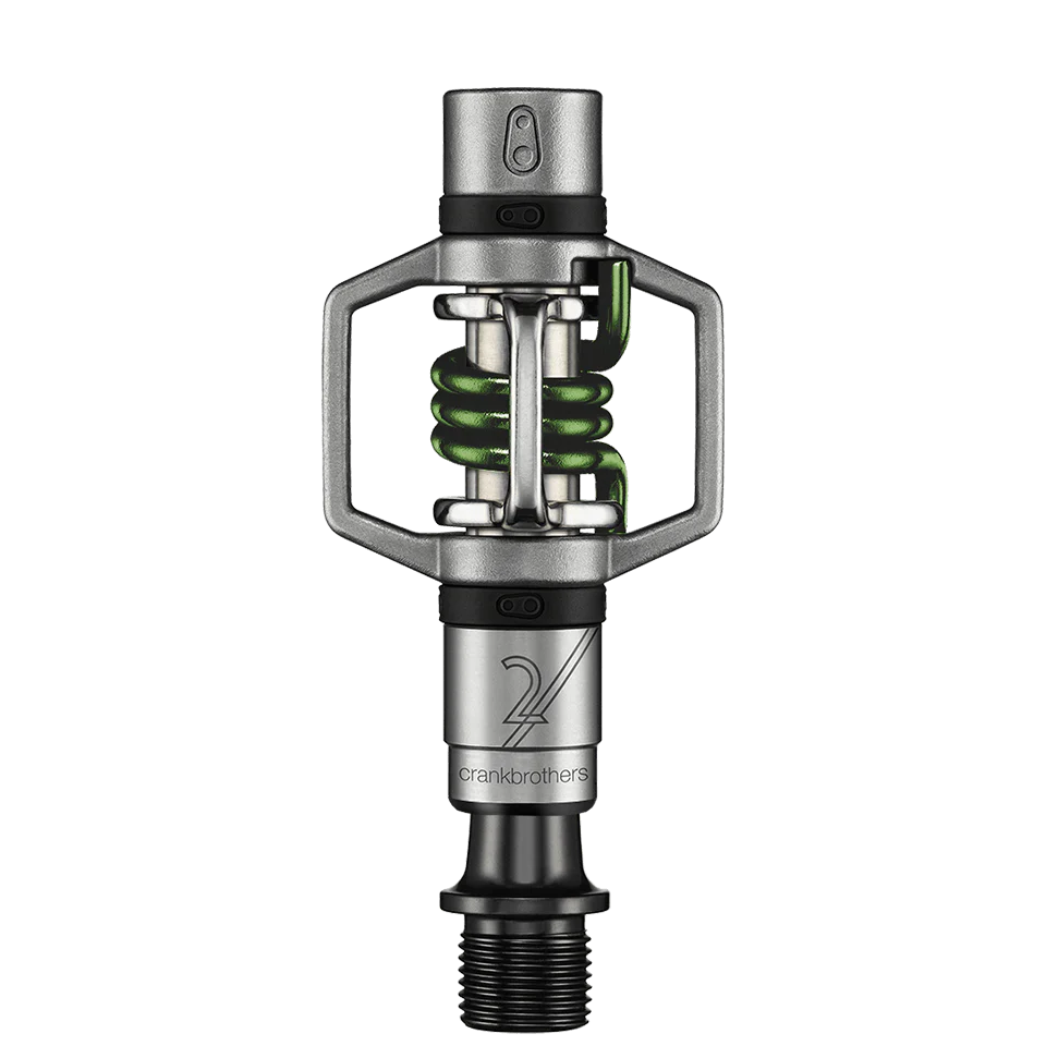 CRANKBROTHERS EGG BEATER 2 pedaalit Hopea / Vihreä