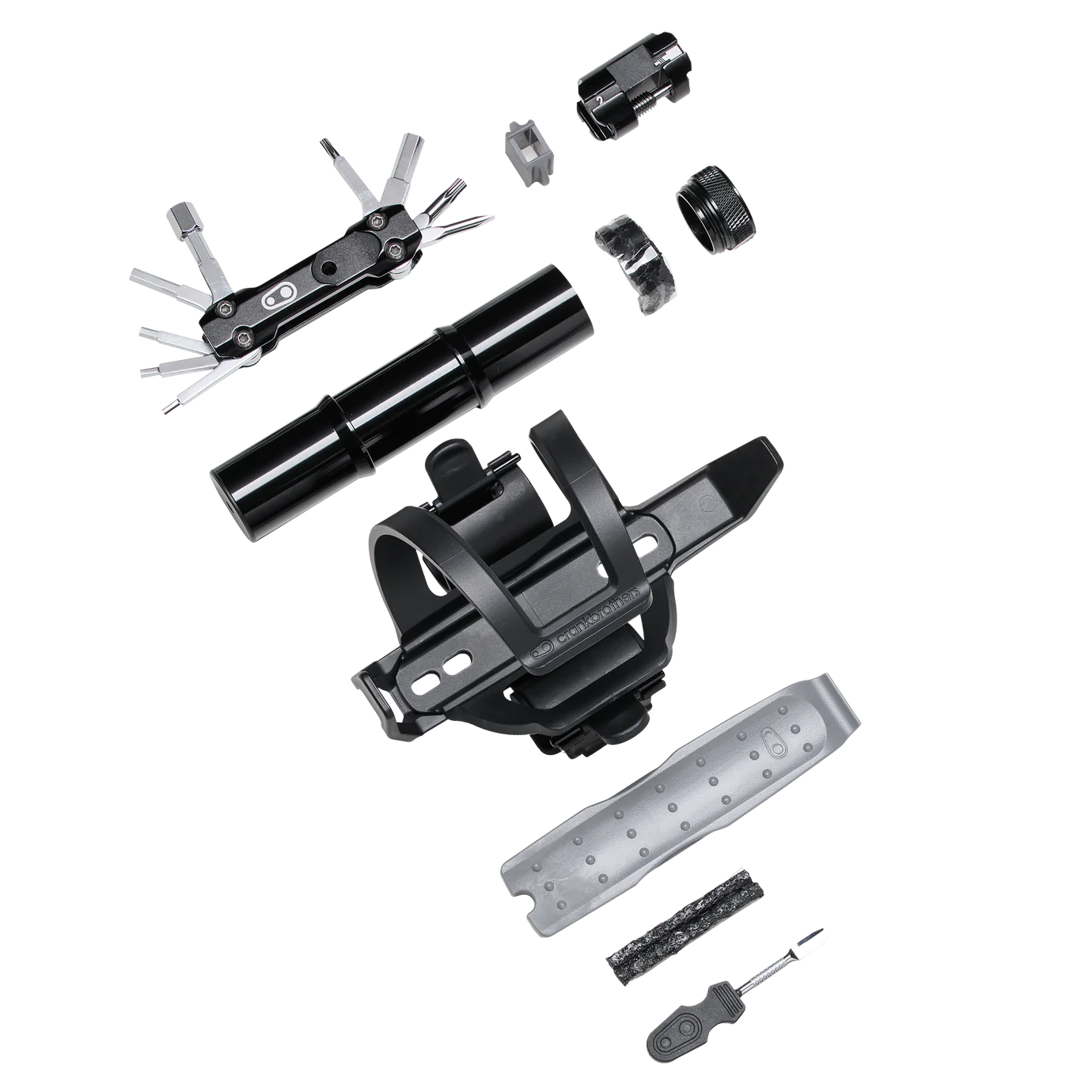 Monitoimityökalu pullohäkissä CRANKBROTHERS S.O.S BC18