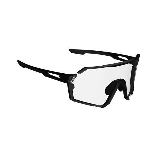 LEATT RIDEVIZ PRO LARGE -lasit Satin Musta Photochromic-linssi