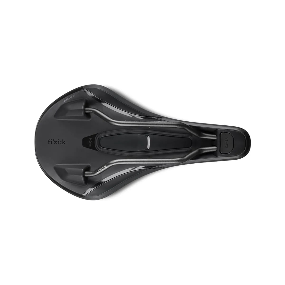 FIZIK VENTO ARGO X3 150 mm Satula Kium Rails Musta