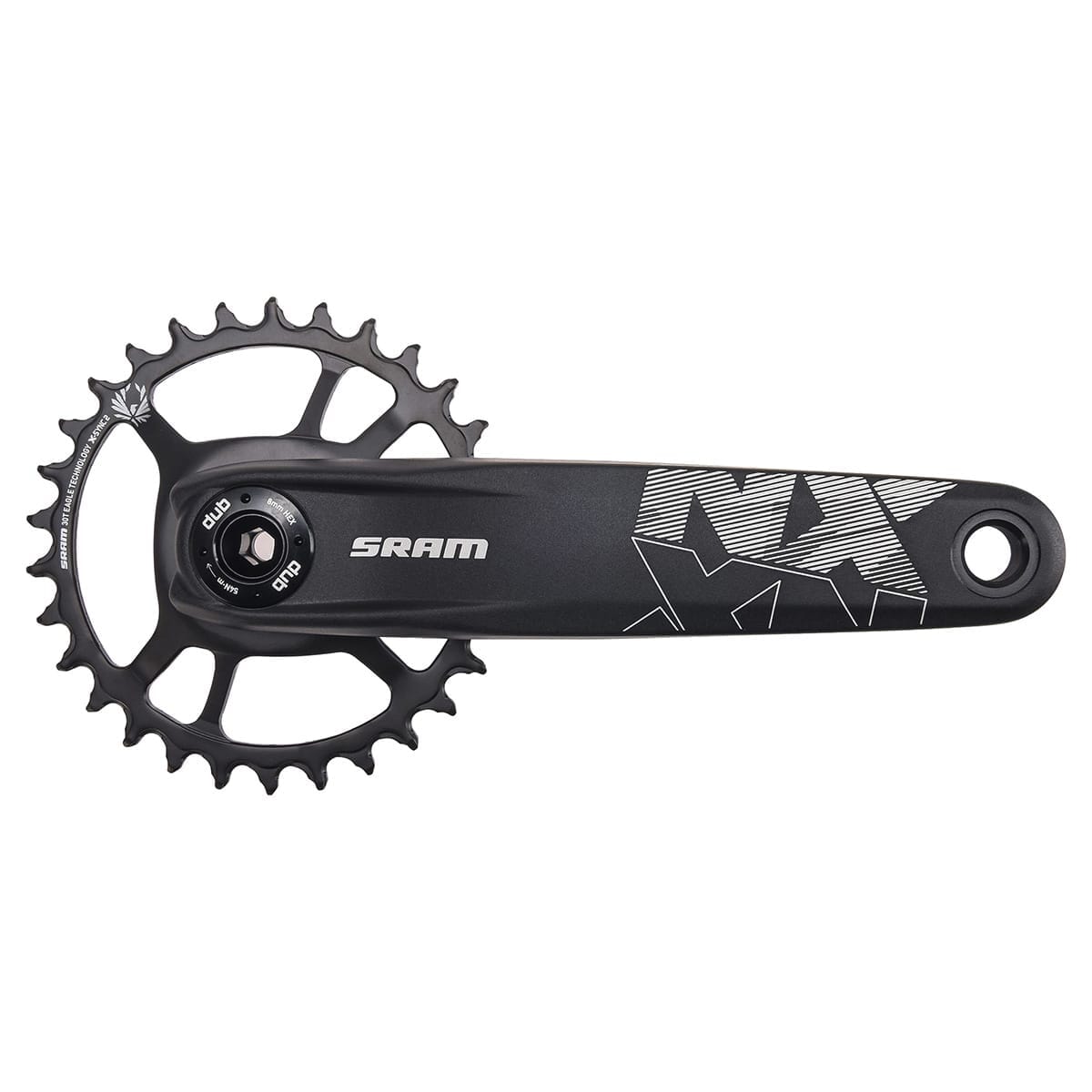 Pédalier 12V SRAM EAGLE NX FAT BIKE 4' X-SYNC2 DUB Direct Mount