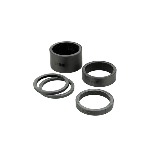 ROCKSHOX UD Carbon Headset Spacer Kit 1"1/8 Musta