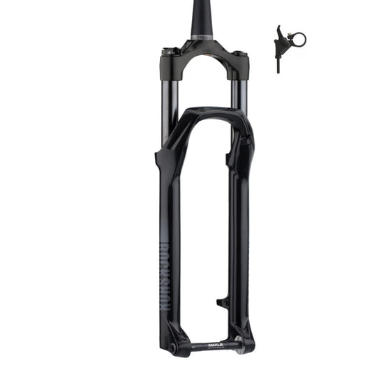 ROCKSHOX JUDY SILVER TK REMOTE 27.5 SoloAir kapeneva haarukka-akseli 15x110 mm Boost Musta