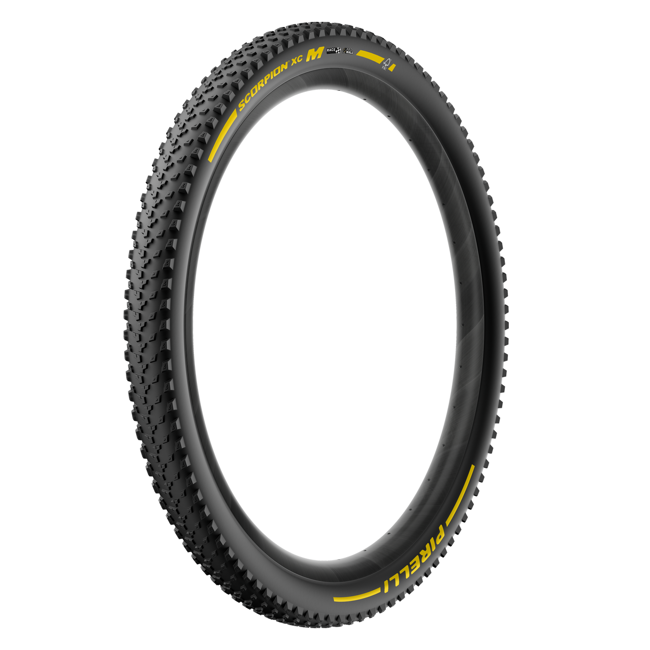 PIRELLI SCORPION RACE XC M ProWall 29x2.40 Tubeless Ready pehmeä keltainen Team Edition -rengas PIRELLI SCORPION RACE XC M ProWall 29x2.40 Tubeless Ready pehmeä keltainen Team Edition -rengas