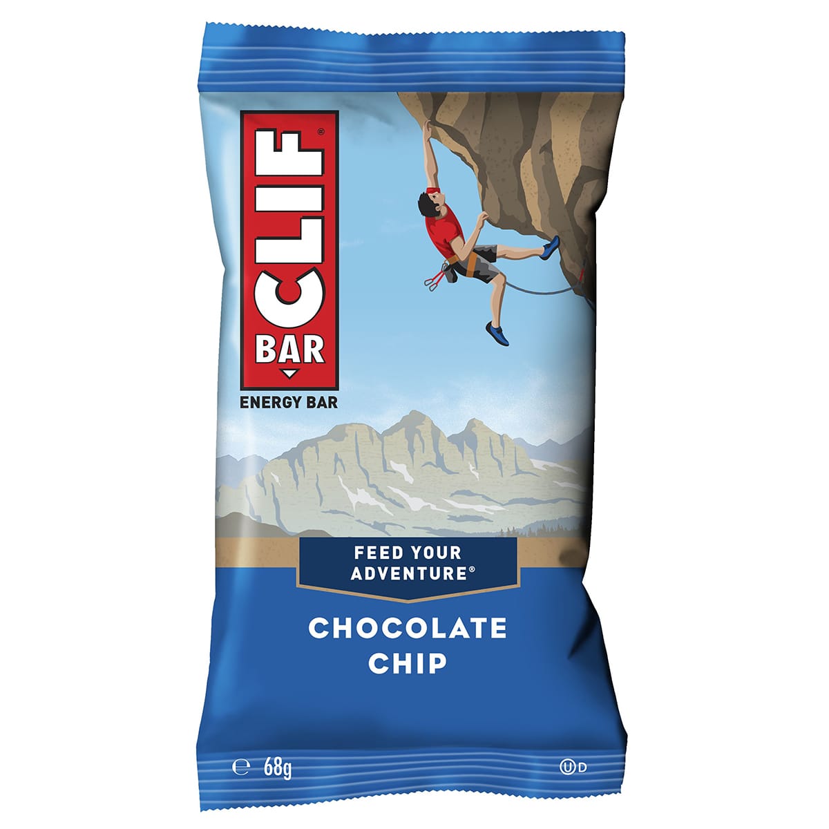 CLIF BAR energiapatukka (68g) suklaa siru (Chocolate Chip)