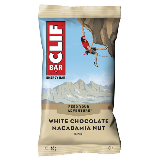 CLIF BAR energiapatukka (68g) Valkoinen suklaa Macadamiapähkinät