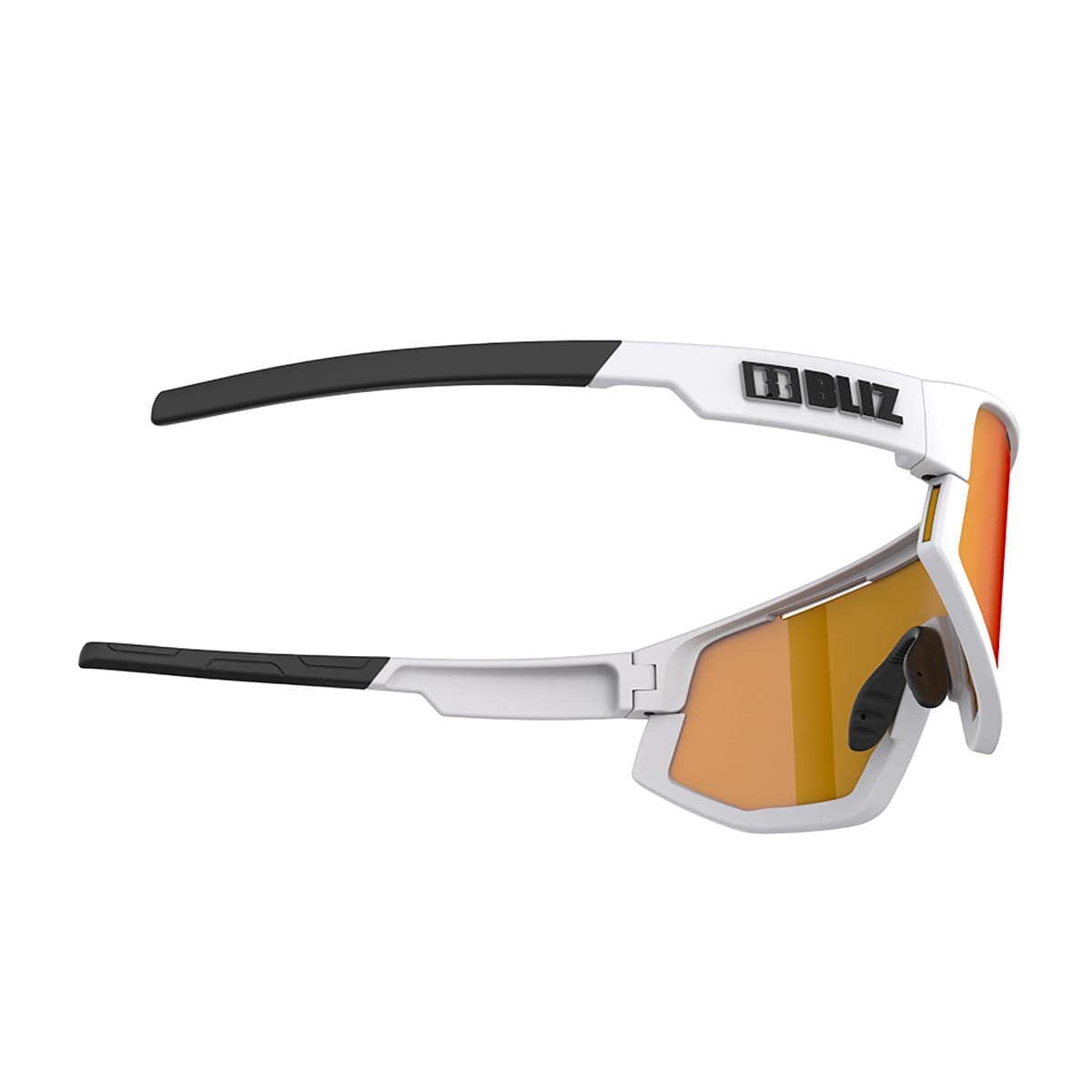 Lunettes BLIZ FUSION Blanc Ecran Rouge Iridium