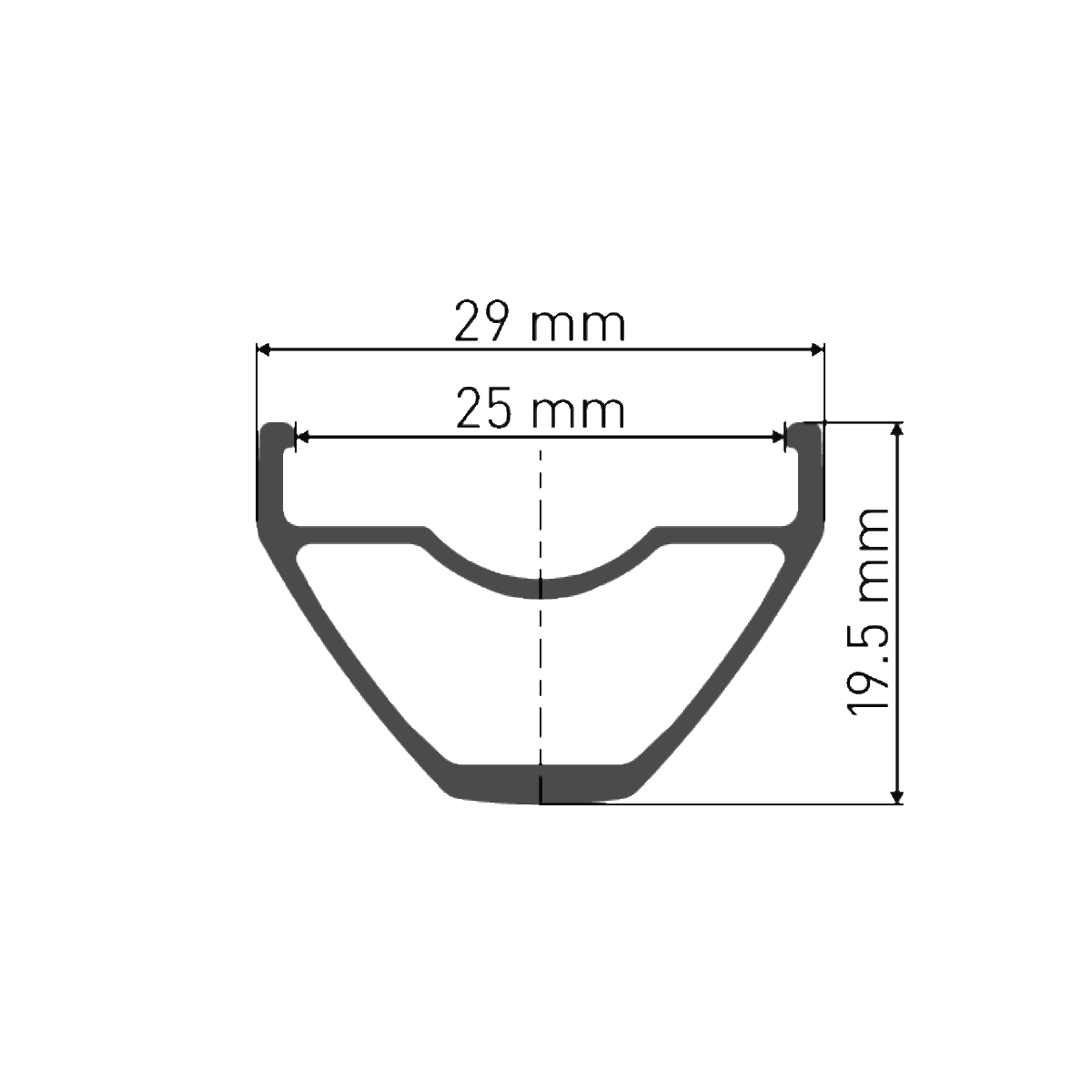 DT SWISS X 1900 SPLINE 29'' 25 mm 15x110 mm etupyörä