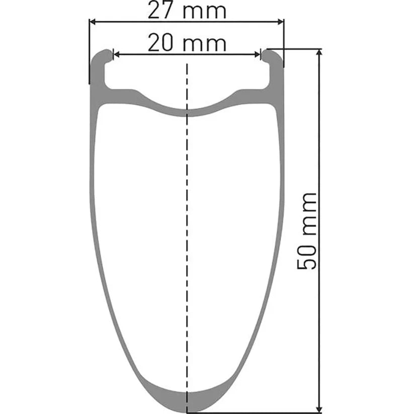 Pari DT SWISS ARC 1400 DICUT 50 DISC-pyöriä (keskuslukitus)