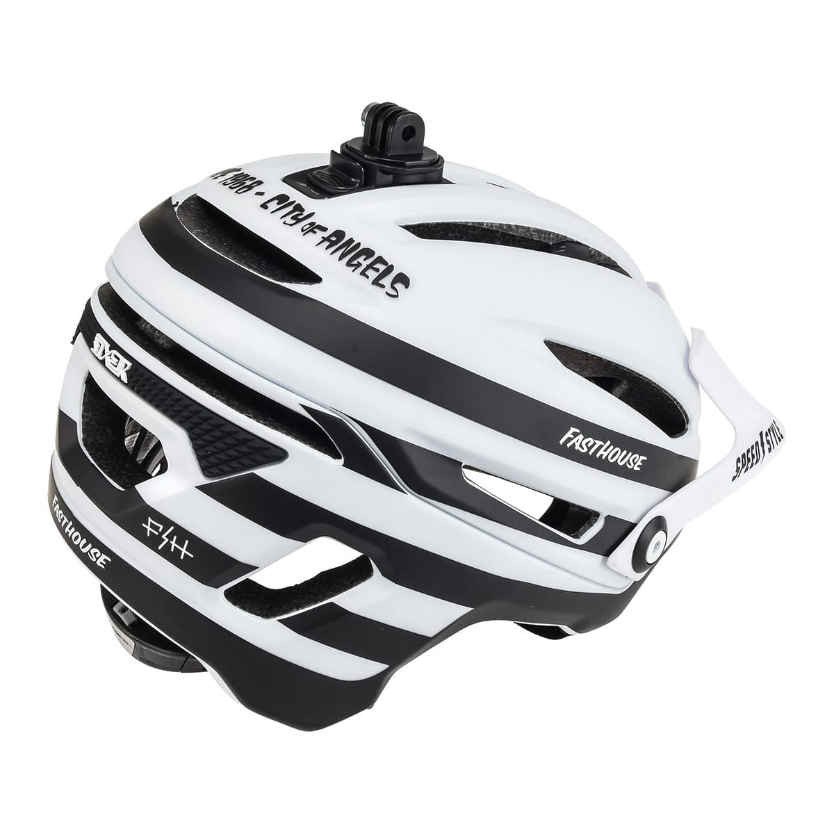 Casque VTT BELL SIXER MIPS FASTHOUSE Blanc/Noir