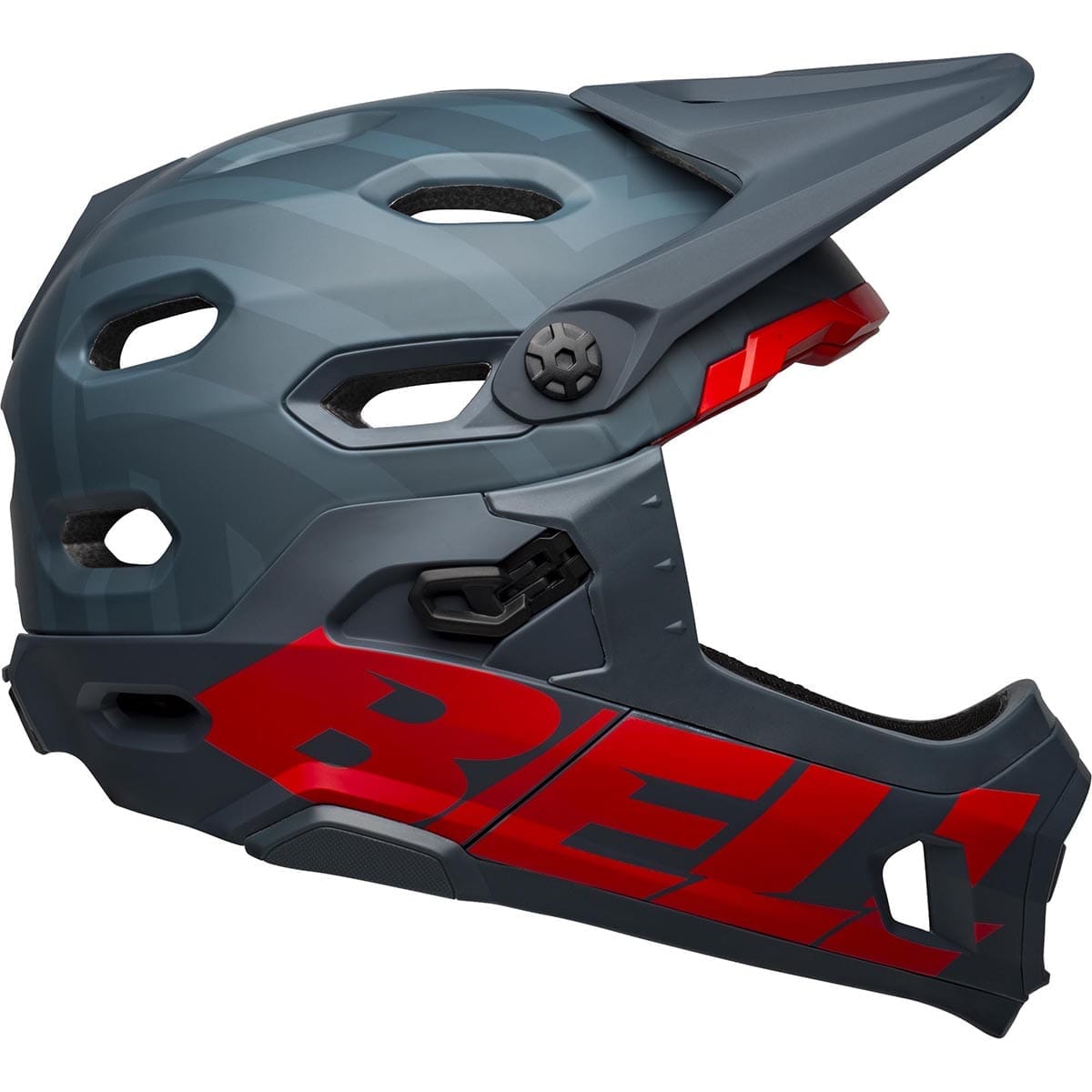 Casque VTT BELL SUPER DH MIPS Bleu/Rouge