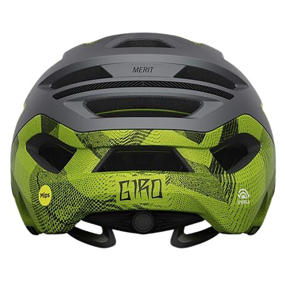 Casque VTT GIRO MERIT SPHERICAL Gris/Jaune