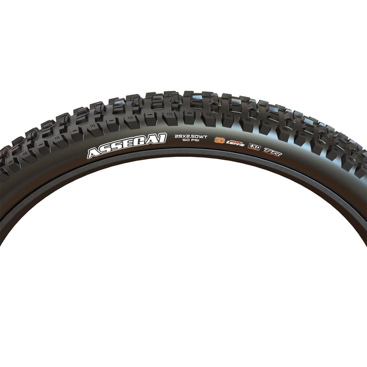 MAXXIS ASSEGAI 29x2.50 WT BikePark DH Tubeless Ready jäykkä musta rengas