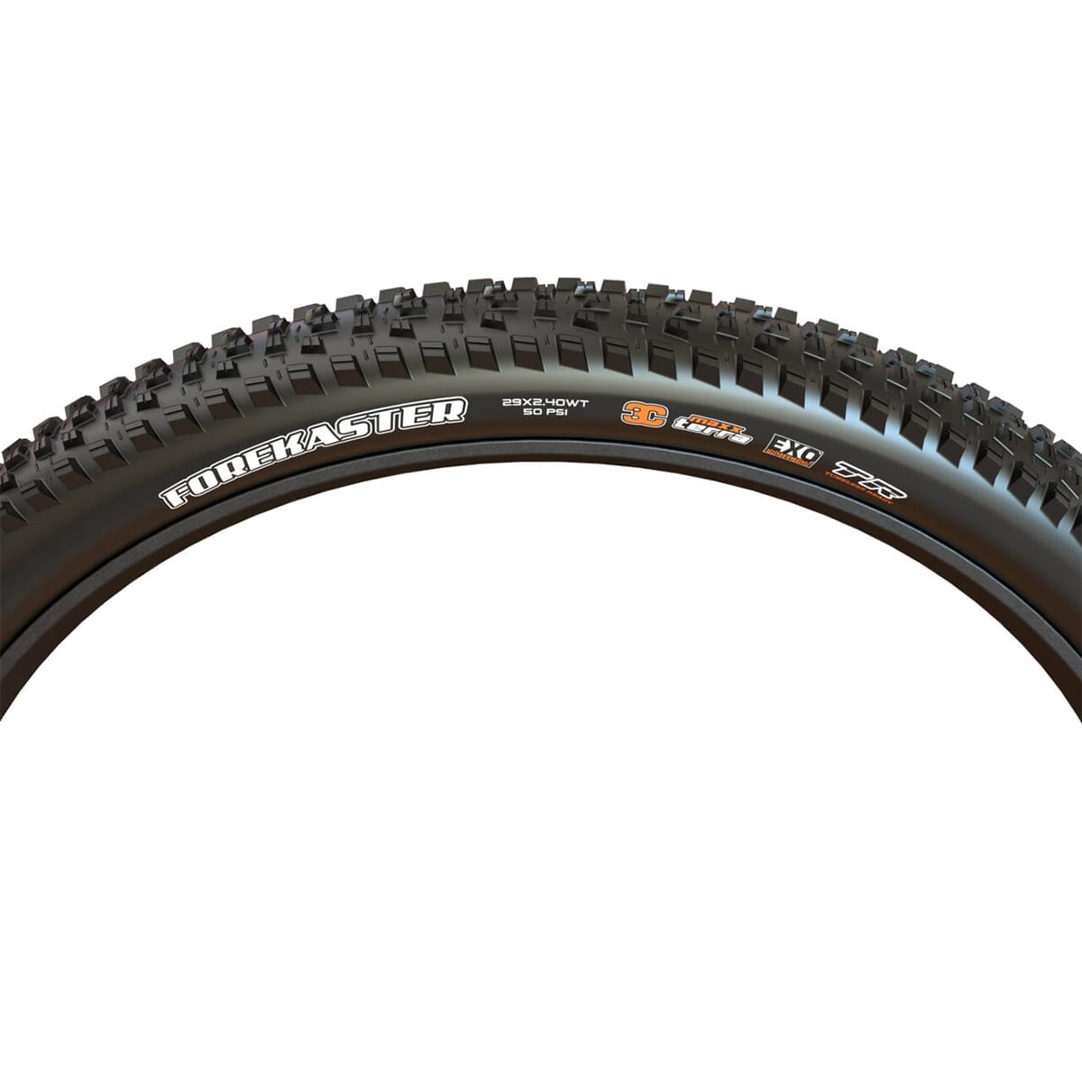 MAXXIS FOREKASTER 29x2.60 Exo+ 3C MaxxTerra Tubeless Ready Soft Musta rengas