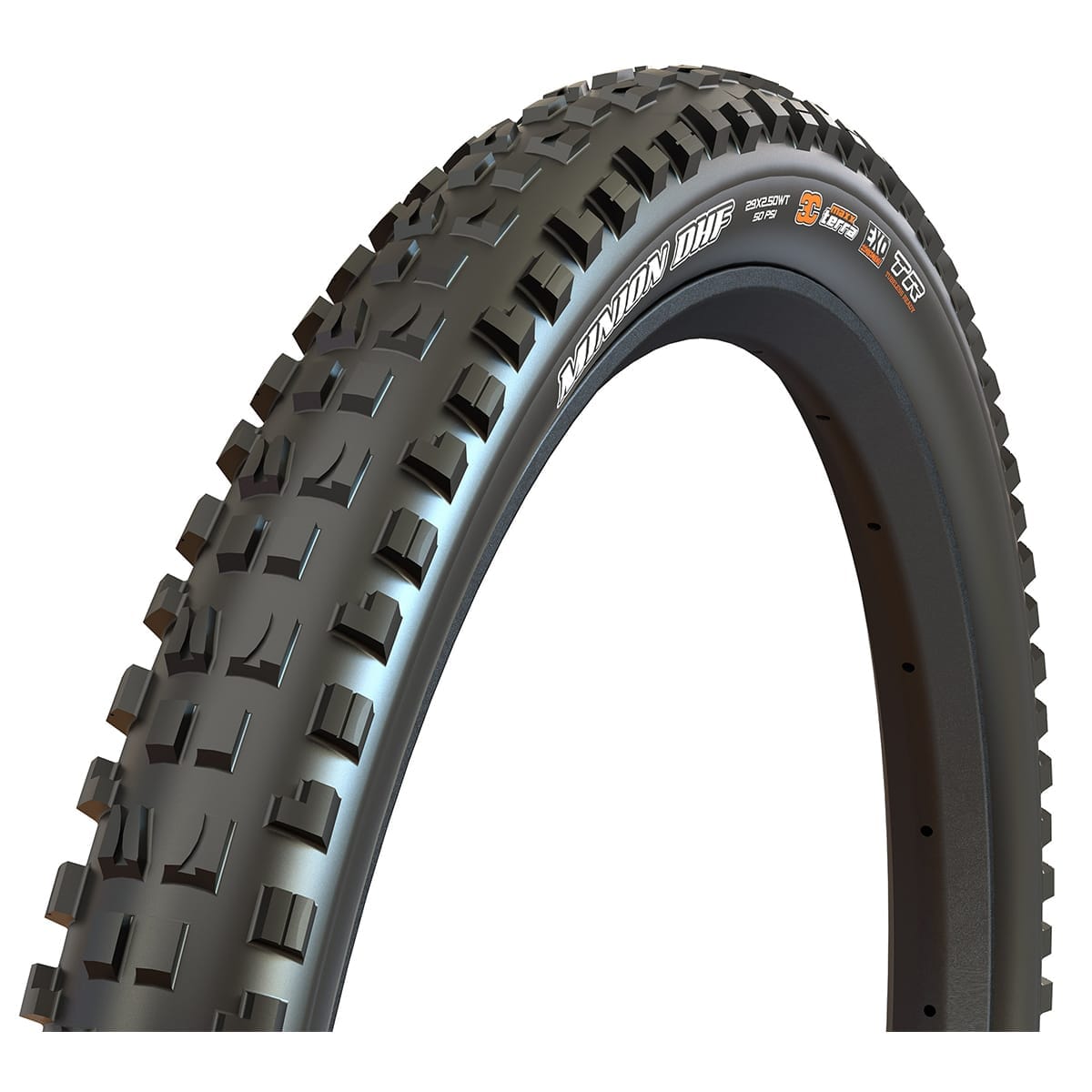 MAXXIS MINION DHF 29x2.50 WT DH E50 3C MaxxGrip Tubeless Ready Pehmeä musta rengas