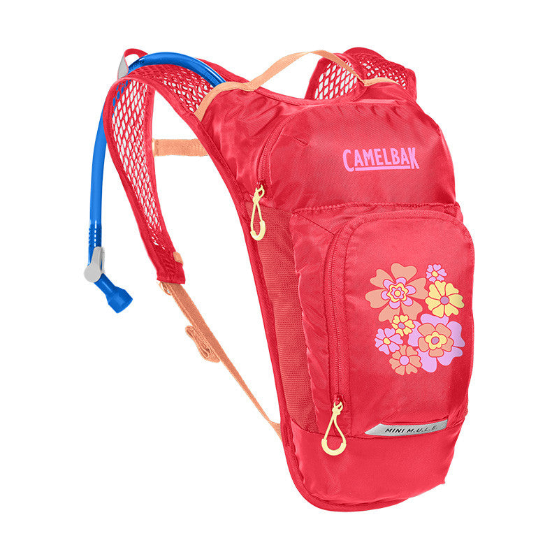 CAMELBAK MINI MULE 5 L Junior vaaleanpunaiset kukat Hydratointi laukku