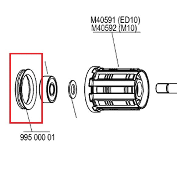 MAVIC-huulitiiviste vapaakytkimen runkoon FTS-L/FTS-X
