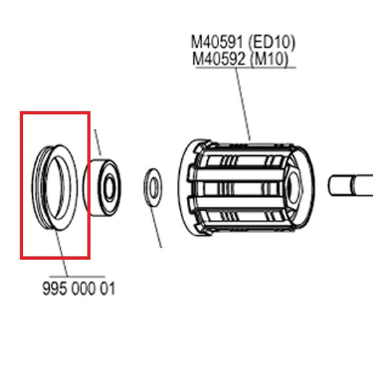 MAVIC-huulitiiviste vapaakytkimen runkoon FTS-L/FTS-X