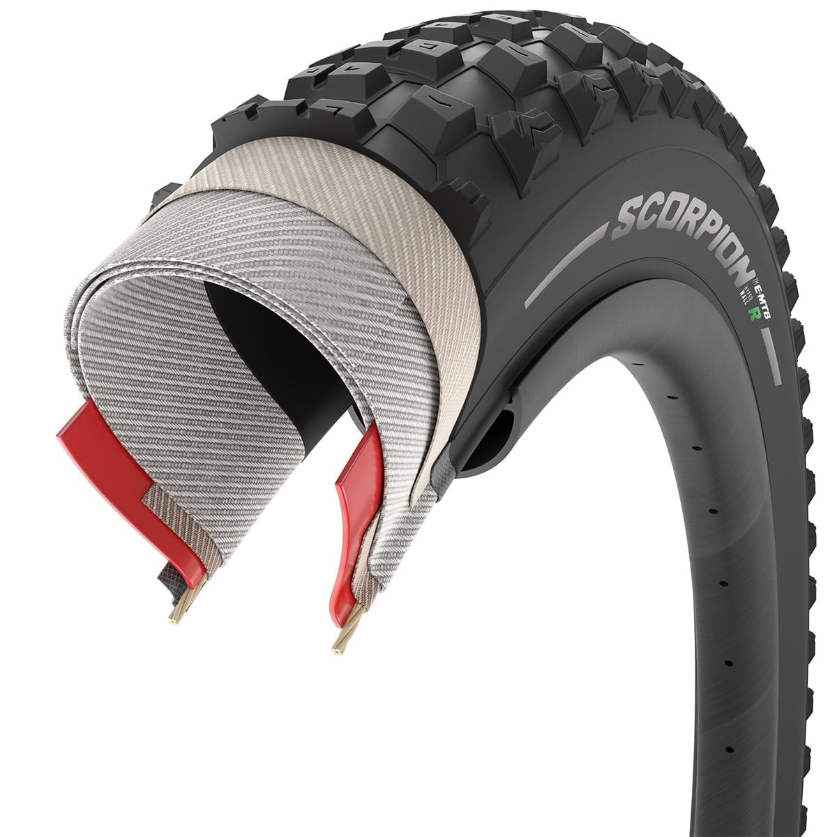 Pneu PIRELLI SCORPION E-MTB R 29x2,60 Smartgrip+ HyperWall Tubeless Ready Souple 3873200