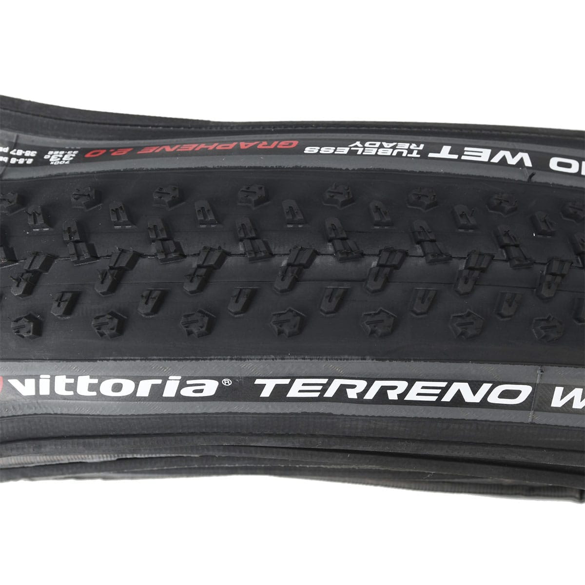 Pneu VITTORIA TERRENO WET Graphene G2.0 700x33c Tubeless Ready Gris