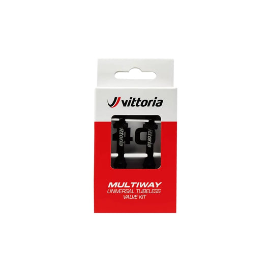 VITTORIA MULTIWAY Tubeless venttiilit Musta Presta 40 mm (x2)