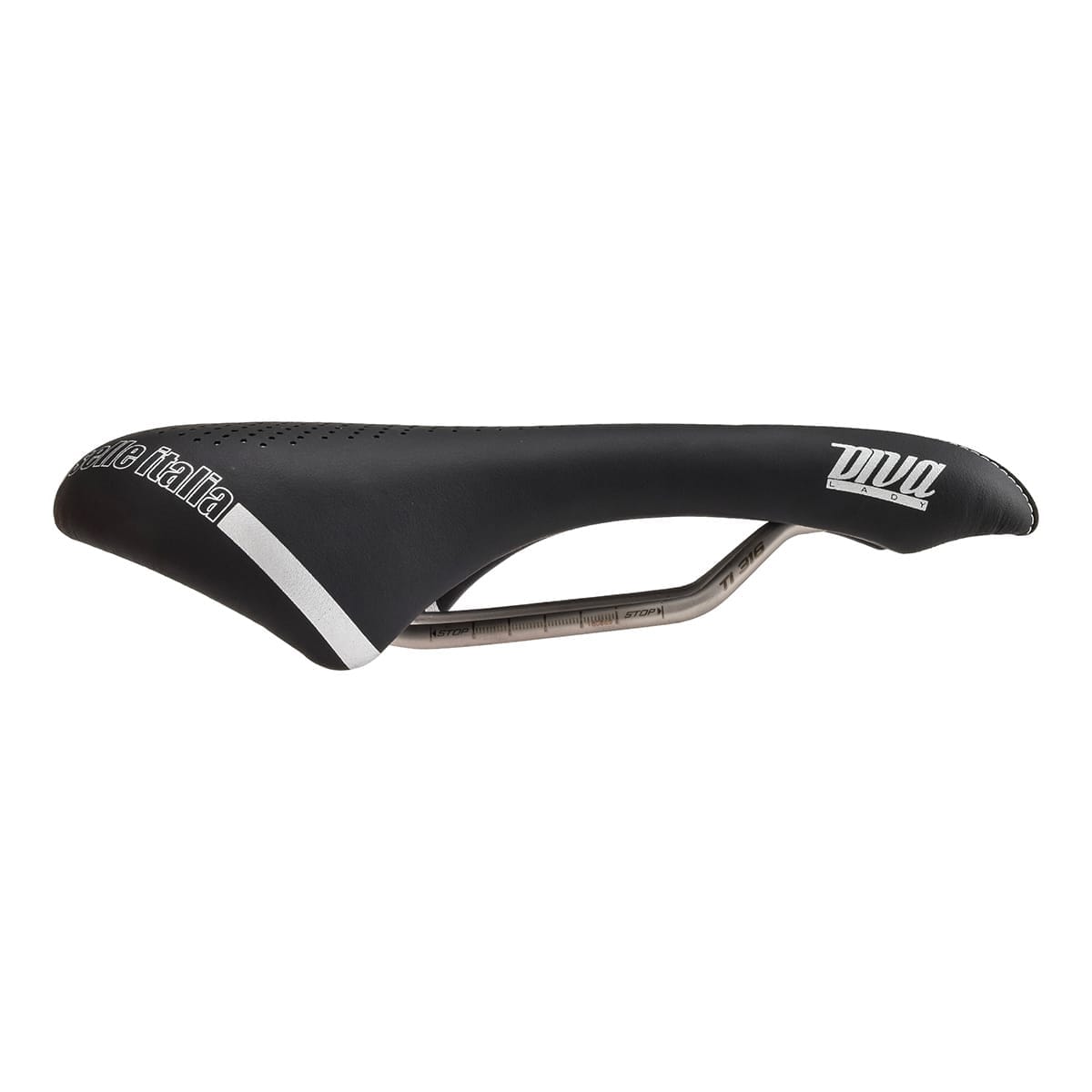 Selle ITALIA DIVA GEL SUPERFLOW S Femme Rails TI316