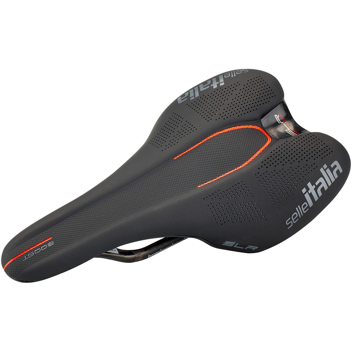 Satula SELLE ITALIA SLR BOOST S1 Carbon Rails Musta