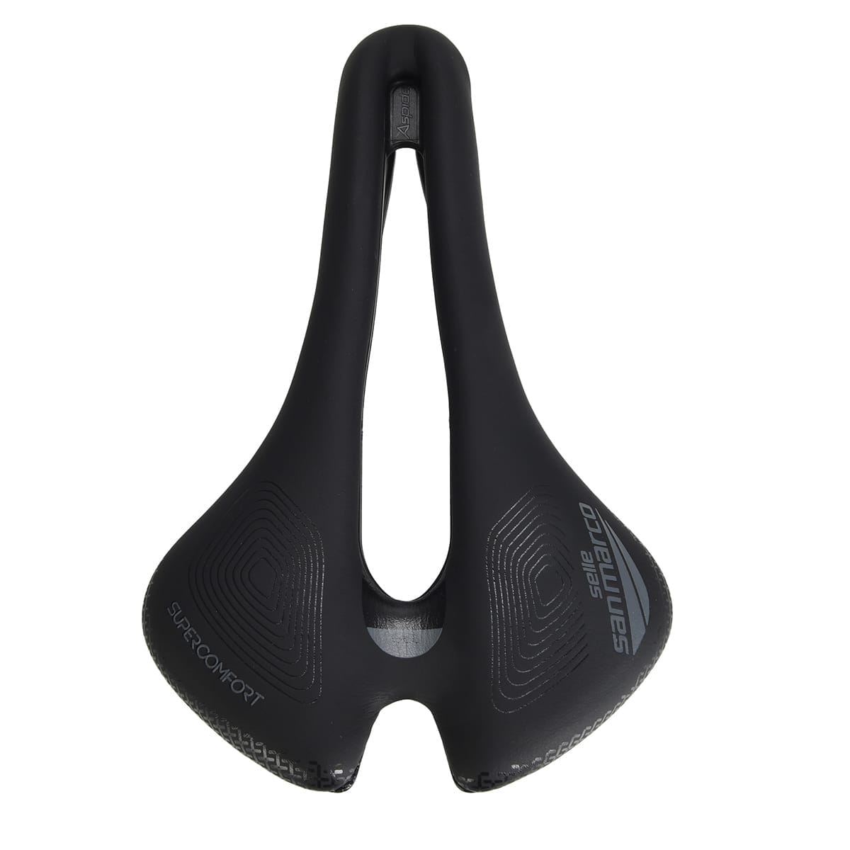 Selle SELLE SAN MARCO APSIDE SHORT SUPERCOMFORT OPEN-FIT RACING 149mm Rails Manganèse