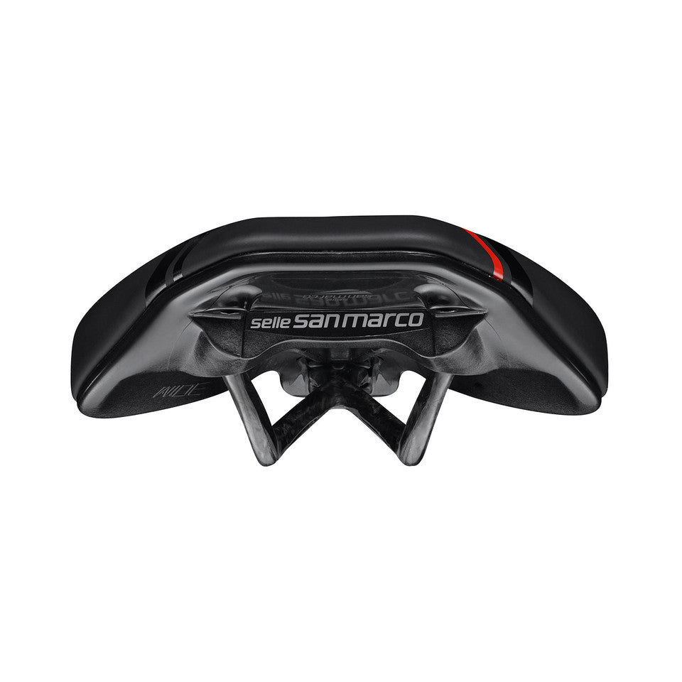 Satula SAN MARCO GROUND SHORT OPEN-FIT CARBON FX 155mm Musta