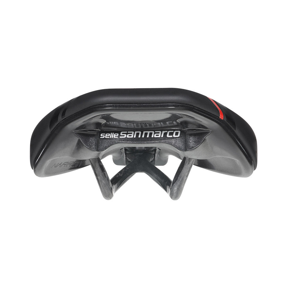 Satula SAN MARCO GROUND SHORT OPEN-FIT CARBON FX 140mm Musta