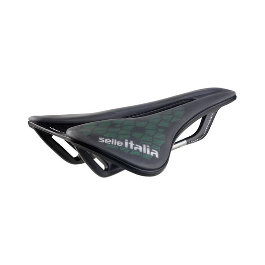 Satula SELLE ITALIA MODEL X GREEN SUPERFLOW LEAF L Rails Fec Vihreä/musta