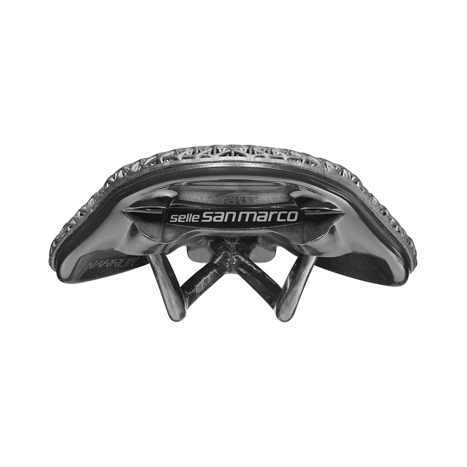 Satula SAN MARCO SHORTFIT 2.0 3D OPEN-FIT CARBON FX L3 Leveys 155mm Hiilikuitukiskot