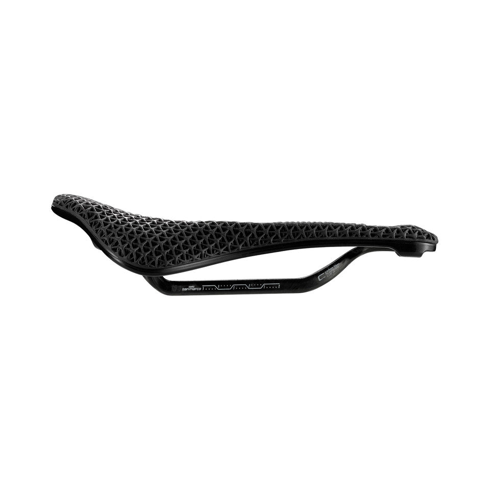 Satula SAN MARCO SHORTFIT 2.0 3D OPEN-FIT CARBON FX S3 Leveys 140mm Carbon Rails Satula SAN MARCO SHORTFIT 2.0 3D OPEN-FIT CARBON FX S3 Leveys 140mm Carbon Rails