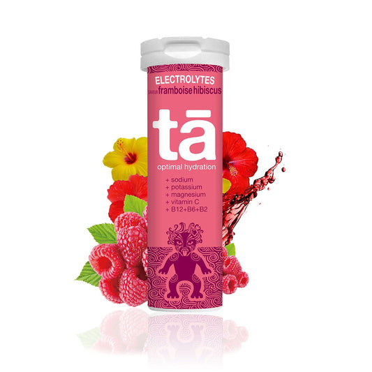 TA ENERGY Energiajuoma (12 tabletin putki) Vadelma Hibiscus