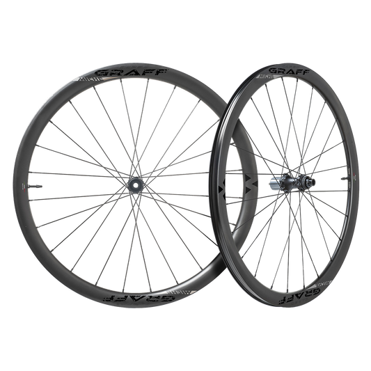 Pari MICHE CARBO GRAFF EVO DISC Tubeless Ready -pyörät (keskuslukko)