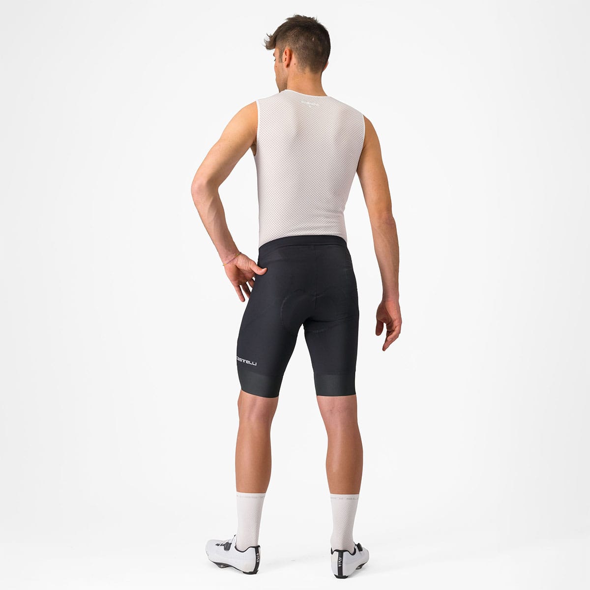 CASTELLI ENDURANCE 3 lyhyt, musta