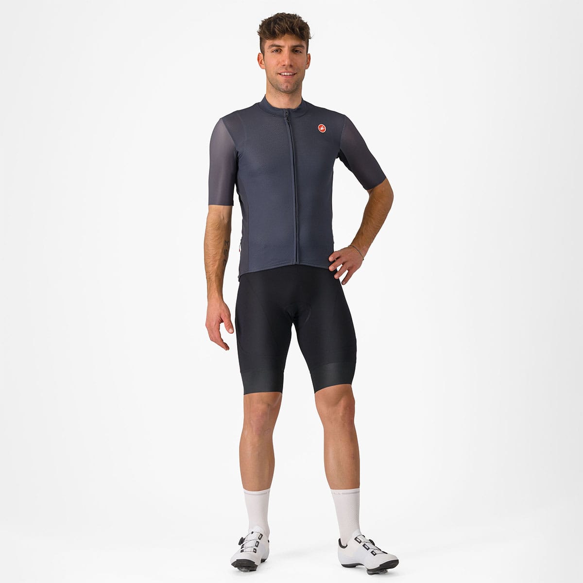 CASTELLI ENDURANCE 3 lyhyt, musta