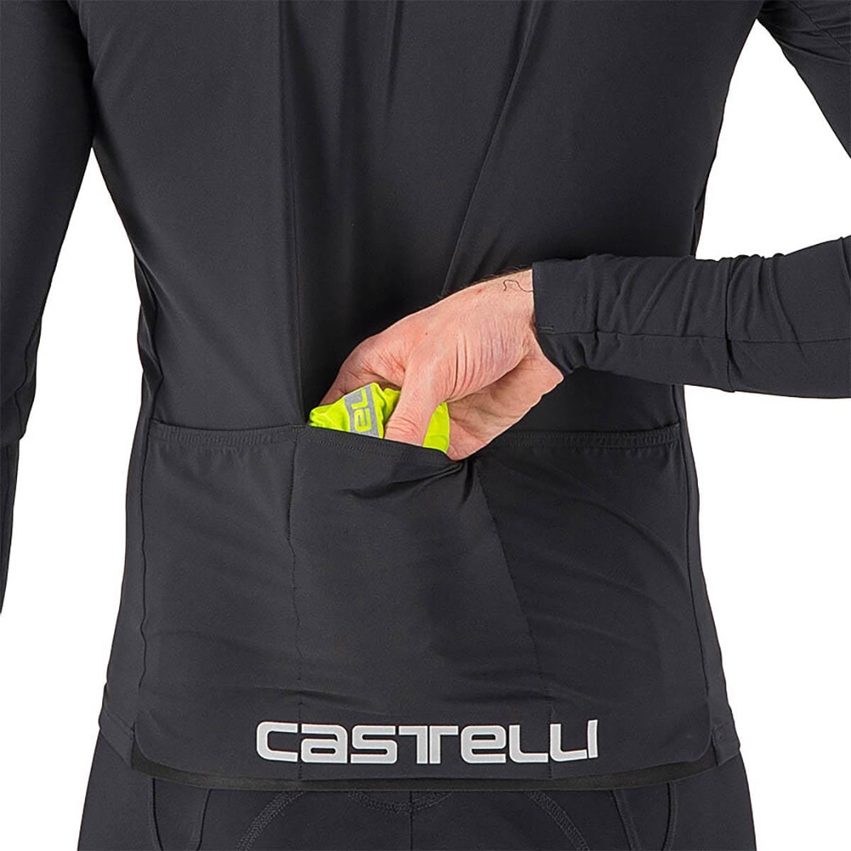 Veste CASTELLI SQUADRA STRETCH Jaune/Gris