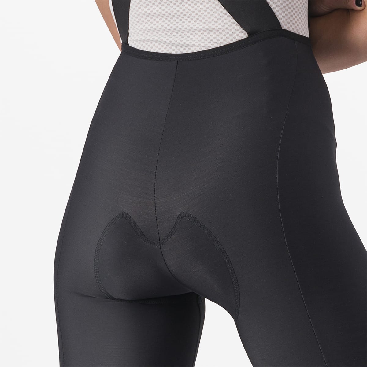 CASTELLI VELOCISSIMA DT Naisten Bib Tight Musta Refleksi