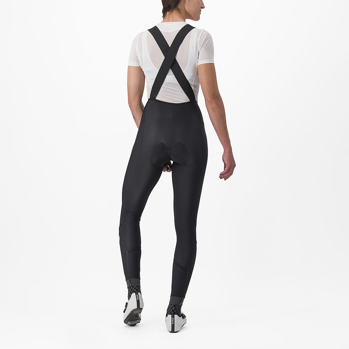 CASTELLI VELOCISSIMA DT Naisten Bib Tight Musta Refleksi