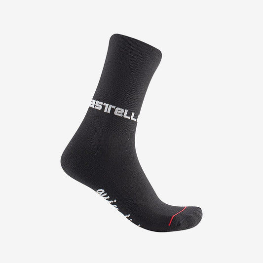 CASTELLI QUINDICI SOFT MERINO Naisten sukat Musta