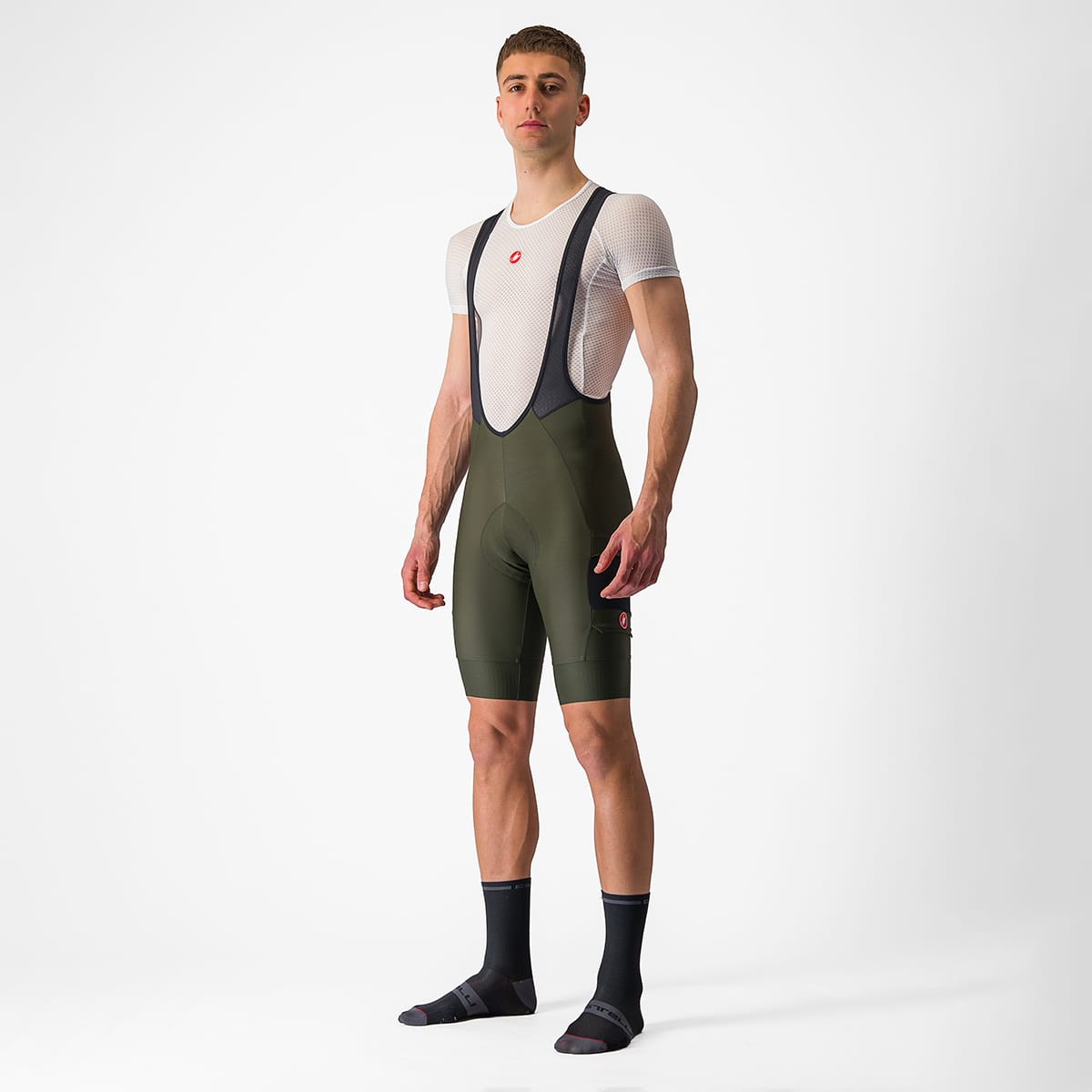 CASTELLI UNLIMITED CARGO Bib Tight Vihreä