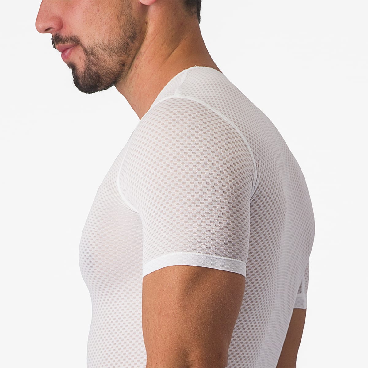 CASTELLI PRO MESH 2.0 lyhythihainen tekninen alusasu Valkoinen