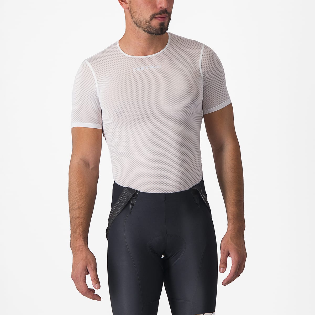 CASTELLI PRO MESH 2.0 lyhythihainen tekninen alusasu Valkoinen