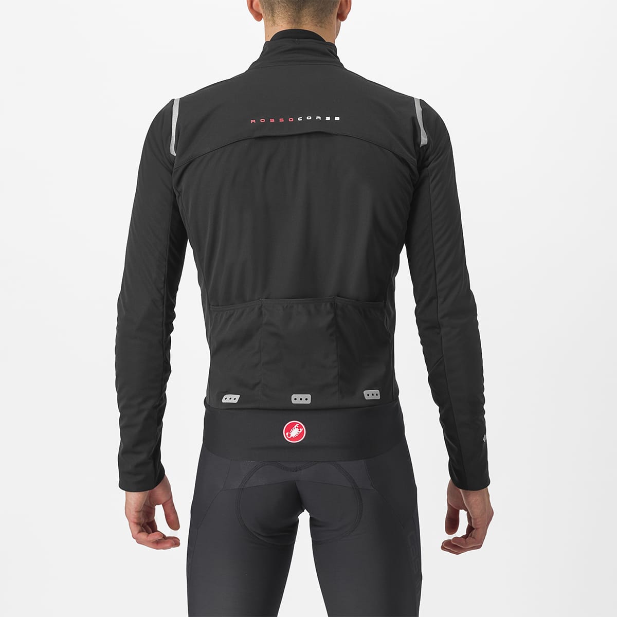 CASTELLI ALPHA DOPPIO ROS takki Musta/Reflex